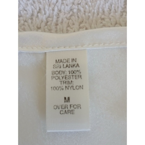 Vintage Victoria's Secret Beige Lace Trim Satin Cami Tank Top Y2K 90's Medium - Picture 14 of 14